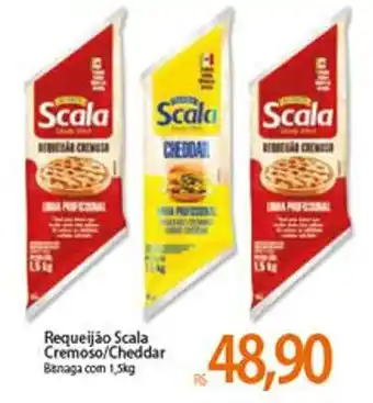 Atacadão Requeijao Scala Cremoso/ Cheddar 1.5kg oferta