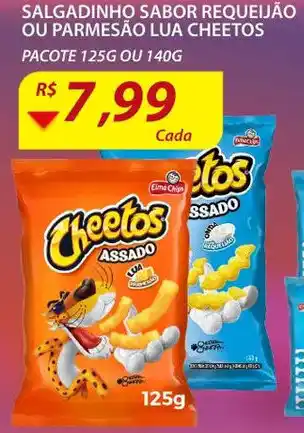 Assaí Atacadista Salgadinho Sabor Requeijao ou Parmesao Lua Cheetos oferta