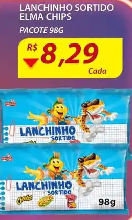Assaí Atacadista Lanchinho Sortido Elma Chips 98g oferta