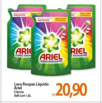 Atacadão Lava roupas Liquido Ariel 1.8L oferta