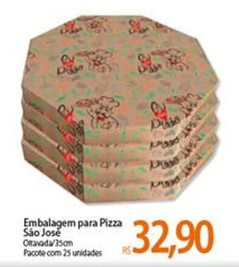 Atacadão Embalagem para Pizza Sao Jose 25 unidades oferta