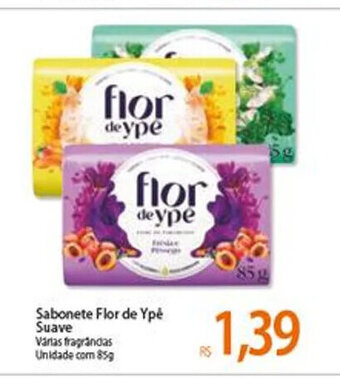 Atacadão Sabonete Flor de Ype Suave 85g oferta