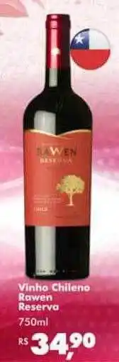 Big Box Vinho chileno rowen reserva oferta