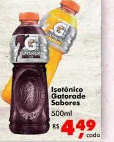Big Box Isotônico gatorade sabores oferta