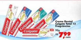 Big Box Creme dental colgate total 12 fragrâncias oferta