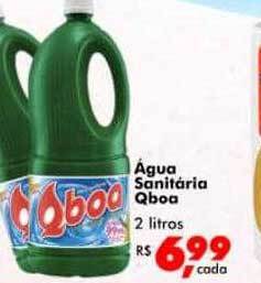Big Box Água sanitária qboa oferta