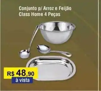 Copercana Conjunto p arroz e feijão class home 4 peças oferta
