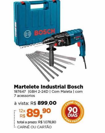 Lojas TaQi Martelete industrial bosch oferta