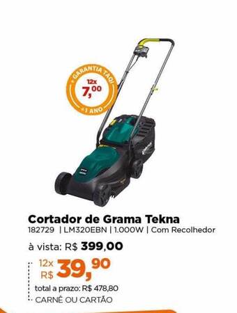 Lojas TaQi Cortador de grama tekna oferta