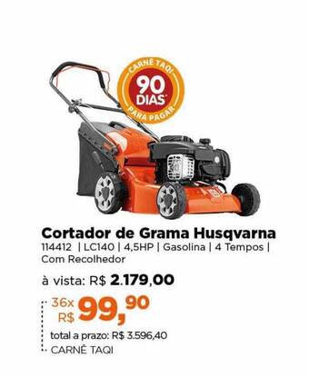 Lojas TaQi Cortador de grama husqvarna oferta