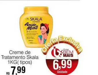 Supermercado Bem Barato Creme de tratamento skala oferta