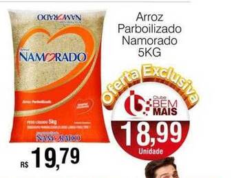 Supermercado Bem Barato Arroz parboilizado namorado oferta