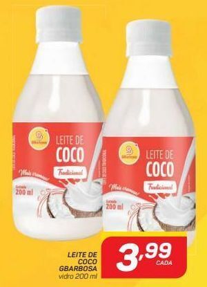 GBarbosa Leite de coco gbarbosa 200ml oferta