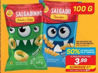 GBarbosa Salgadinho de milho gbarbosa 100g oferta