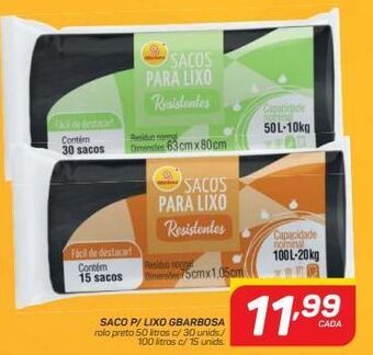 GBarbosa Sacos de lixo gbarbosa oferta