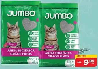 GBarbosa Areia higiênica grãos finos jumbo 4kg oferta