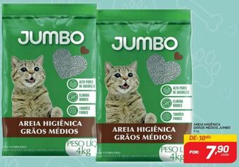 GBarbosa Areia higiênica grãos médios jumbo 4kg oferta