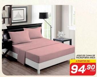 GBarbosa Jogo de cama de microfibra krea oferta
