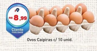 Tonin Superatacado Ovos caipiras 10un oferta