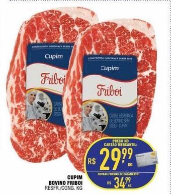 Mercantil Rodrigues Cupim bovino friboi kg oferta