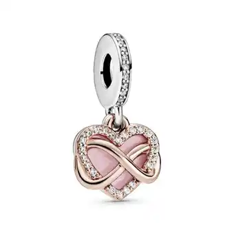 Charm pendente pandora rose™ família para sempre
