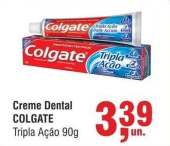 Higa Atacado Creme Dental Colgate Tripla Acao 90g oferta