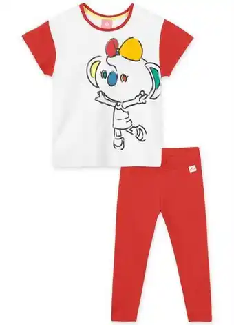 Posthaus Lilica ripilica - conjunto bebê menina vermelho oferta