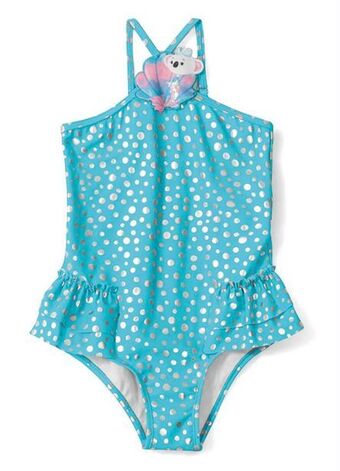 Posthaus Lilica ripilica - maiô infantil feminino azul oferta