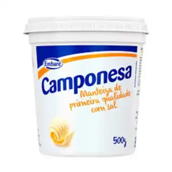 Manteiga camponesa com sal 500g