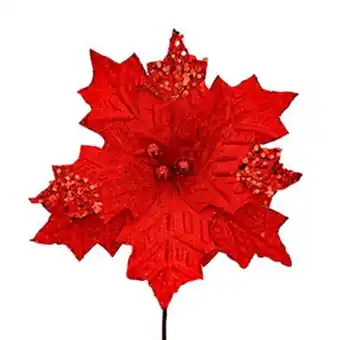 Preçolândia Pick flor bico de papagaio recortado 27cm vermelho - yangzi oferta