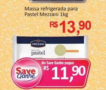 Supermercados Savegnago Massa refrigerada para pastel mezzani oferta