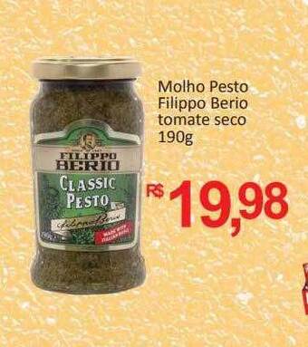 Supermercados Savegnago Molho pesto filippo berio tomate seco oferta