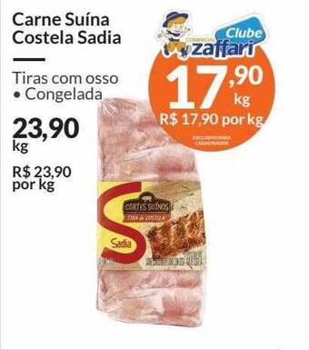 Zaffari Carne suína costela sadia oferta