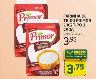 Cooper Farinha de trigo primor tipo 1 oferta