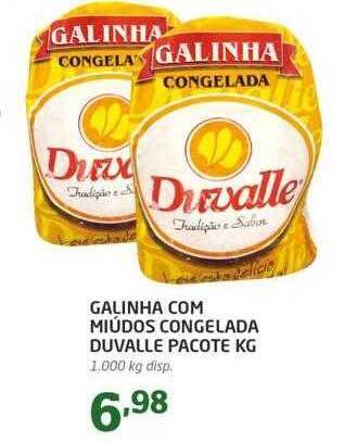 Cooper Galinha com miúdos congelada duvalle oferta