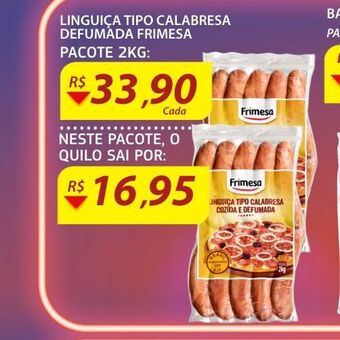 Assaí Atacadista Linguiça tipo calabresa oferta