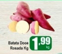 Higa's Supermercado Batata Doce Rosada 1kg oferta