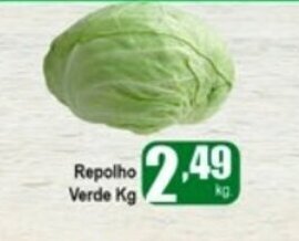 Higa's Supermercado Repolho Verde 1kg oferta