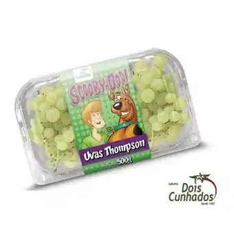 Serrano Supermercado Uva thompson dois cunhados embalagem 500g oferta