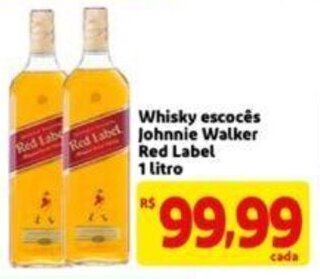 Extra Supermercado Whisky Escoces Johnnie Walker Red Label 1L oferta