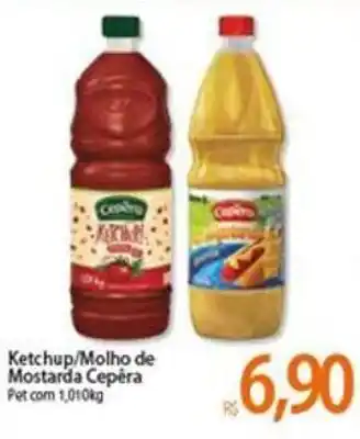 Atacadão Ketchup/ Molho de Mostarda Cepera 1.010kg oferta