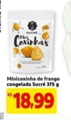Extra Supermercado Minicoxinha de frango congelada Sucre 375g oferta