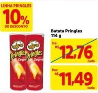 Extra Supermercado Batata Pringles 114g oferta