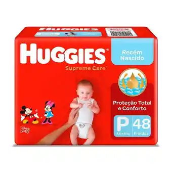 Carrefour Fralda huggies supreme care p - 48 fraldas oferta