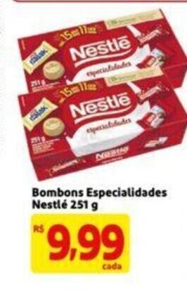 Extra Supermercado Bombons Especialidades Nestle 251g oferta