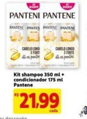 Extra Supermercado Kit Shampoo 350ml + Condicionador 175ml Pantene oferta
