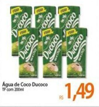 Atacadão Agua de Coco Ducoco 200ml oferta