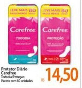 Atacadão Protetor Diario Carefree oferta