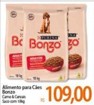 Atacadão Alimento para Caes Bonzo 18kg oferta