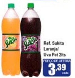 Higa's Supermercado Ref. Sukita Laranja/ Uva pet 2L oferta
